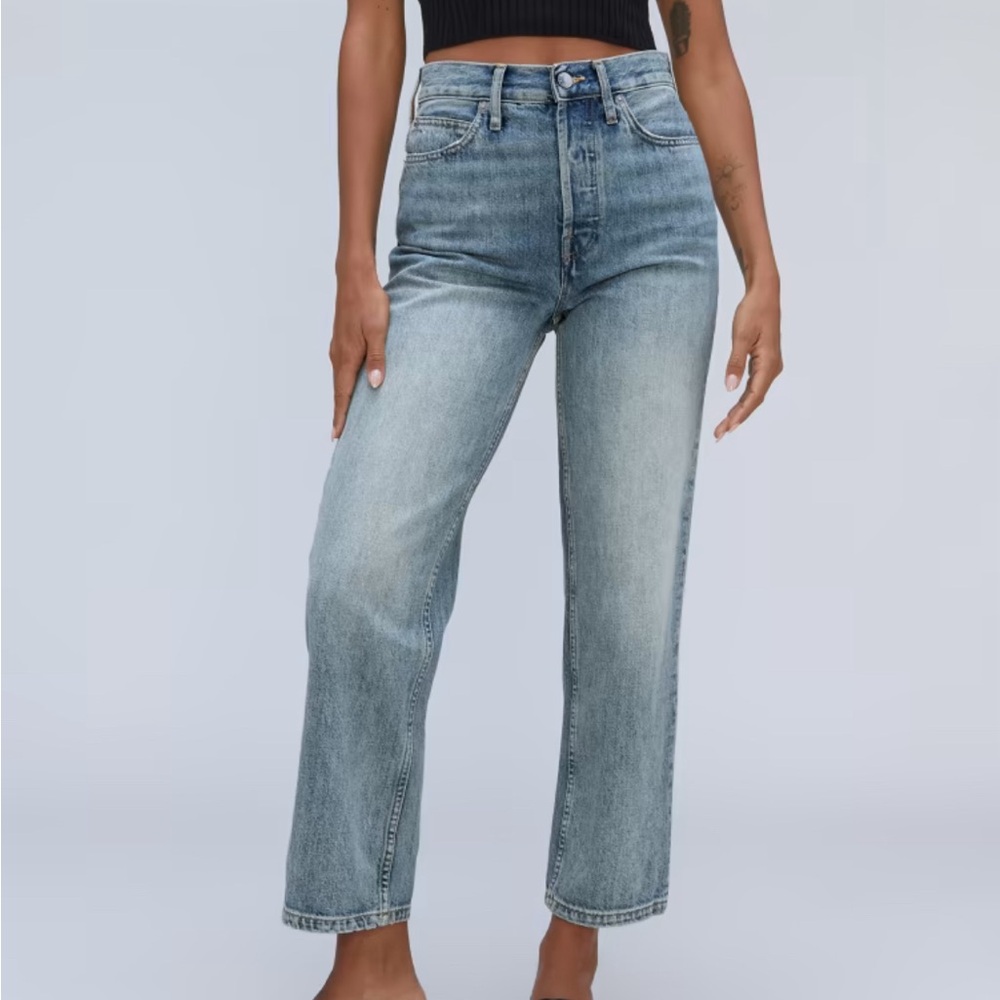 Everlane Rigid Denim Way High Jean